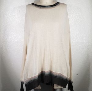 Viviana Uchitel Oversized Onö Edge Dyed Wool Sweater